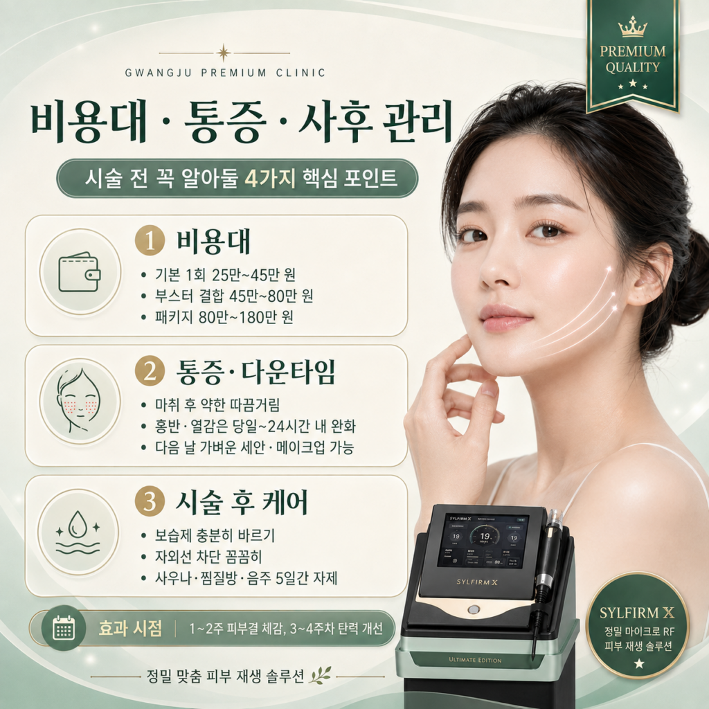 광주실펌엑스 비용대 통증 사후관리